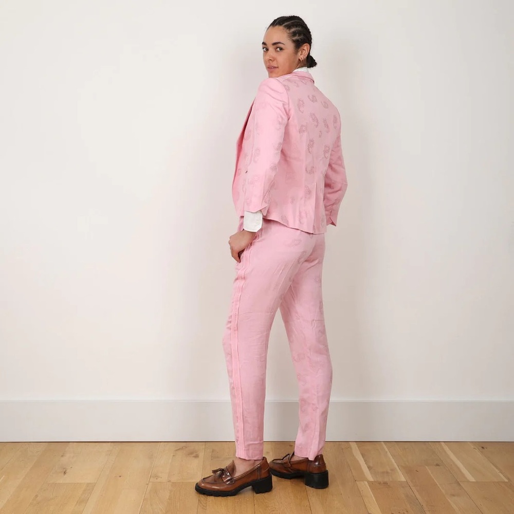 ZADIG & VOLTAIRE Pink Paisley Jacket - Picture 2 of 9